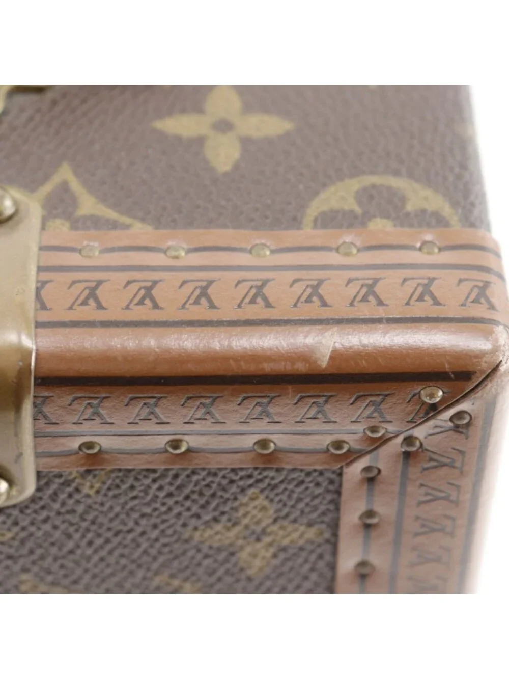 Louis Vuitton President Monogram Canvas Brown Trunk